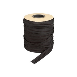 Spiraalrits op rol Nylon 4mm/200m, Zwart 580